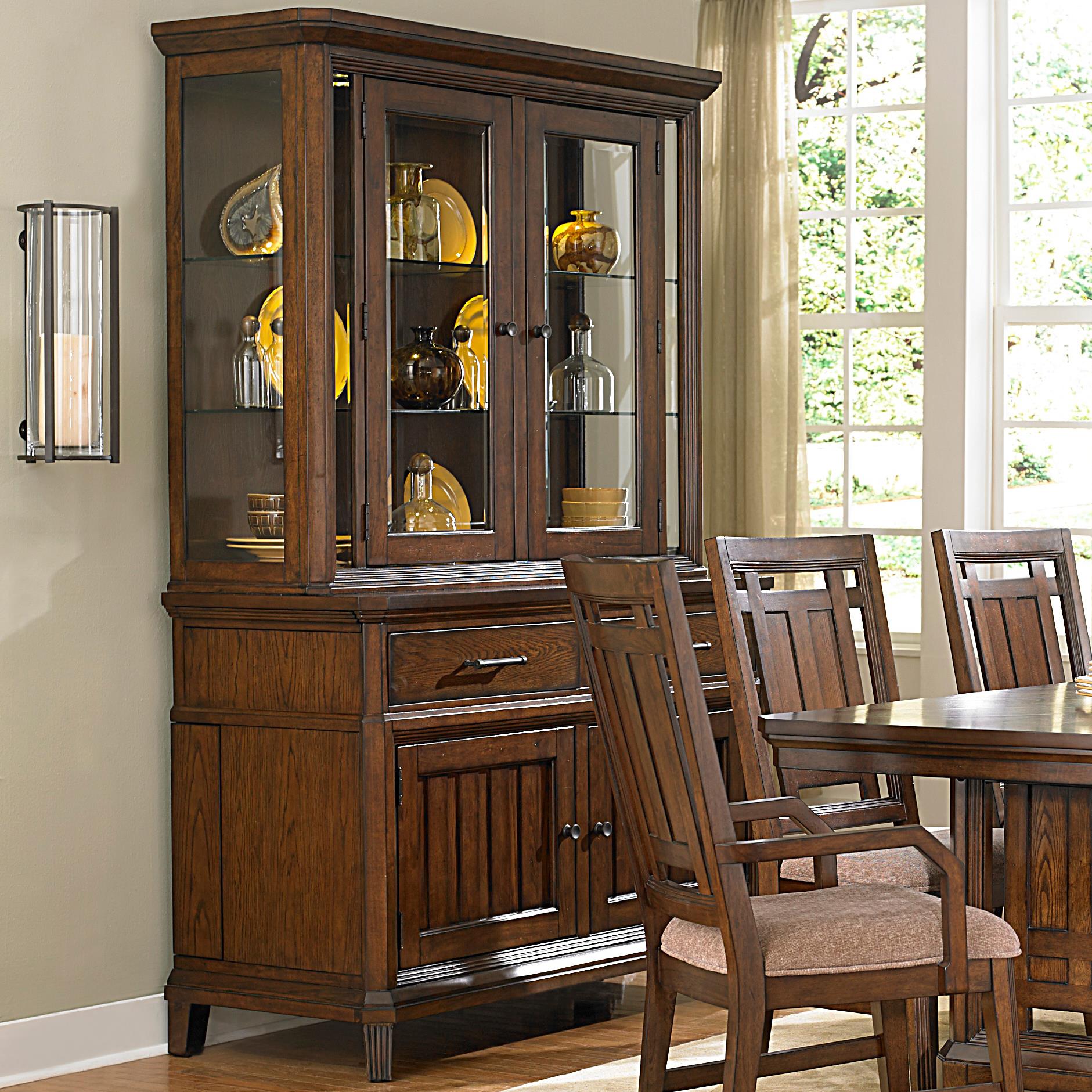 Broyhill Furniture Estes Park China with Built In Leaf Storage